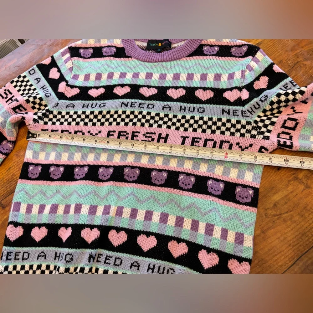 Teddy Fresh Colorful Knit Sweater - Picture 5 of 6